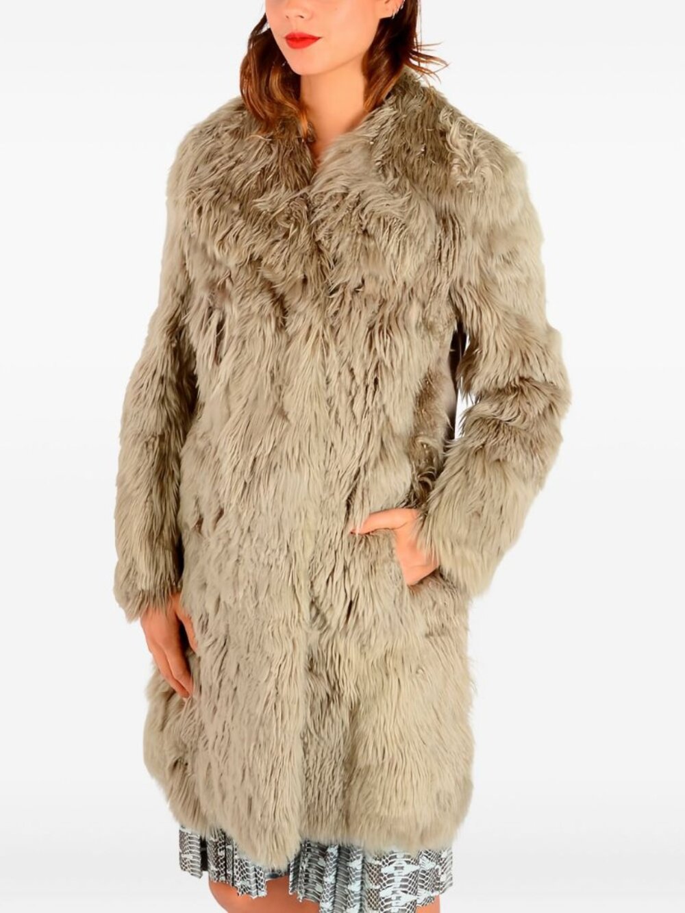Maison Margiela Alpaca Wool Fur Coat